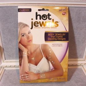 Hot Jewels Metallic Temporary Tattoos - As Seen on TV!! New in Box